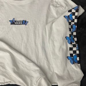 ✨Vans Butterfly checkered Crop Top✨